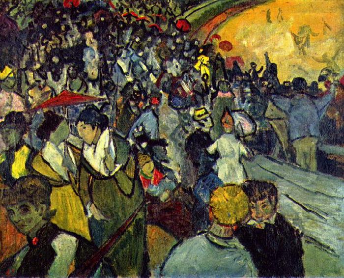 Vincent Van Gogh Die Arenen von Arles Sweden oil painting art